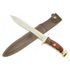 Muela CHEVREUIL-22R 220mm blade, coral pakkawood rukojeť a brass guard and cap