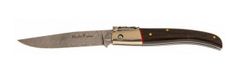Muela PQ-9DAM 85mm Stainless ocel Damascus blade, African blackwood granedille