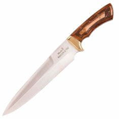 Muela RECOVA 228mm blade, double edge, full tang, beech stable wood and brass