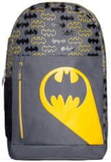 CurePink Batoh DC Comics|Batman: Bat Logo (objem 17 litrů|29 x 41 x 14 cm)