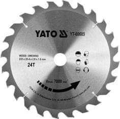 YATO Kotouč na dřevo TCT 235 x 25,4 mm 24z (pro YT-82153)