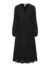 Y.A.S Dámské šaty YASLUMA Regular Fit 26032685 Black (Velikost L)