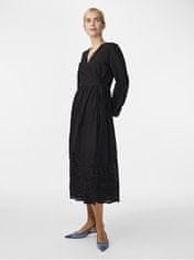 Y.A.S Dámské šaty YASLUMA Regular Fit 26032685 Black (Velikost L)