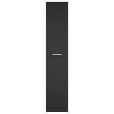 Vidaxl Úložná skříňka černá 30 x 42,5 x 150 cm dřevotříska
