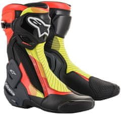 Alpinestars boty SMX PLUS V2 černo-žluto-červeno-šedé 43