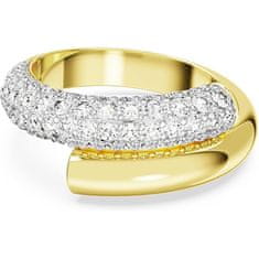 Swarovski Blyštivý pozlacený prsten Dextera 56688 (Obvod 50 mm)