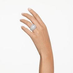 Swarovski Třpytivý masivní prsten s krystaly Luna 5677134 (Obvod 55 mm)