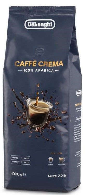 Levně De'Longhi Kimbo zrnková káva Caffe Crema 100% Arabica 1 kg