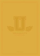 SHKOLYARYK Sešit "University International", mix motivů, A5, čtverečkovaný, 60 listů, A5-060-5407K