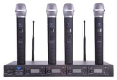 Azusa Mikrofon 4 ks PLL-400 UHF 4 kanály MIK0116-4