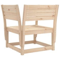 Vidaxl Zahradní židle masivní borové dřevo