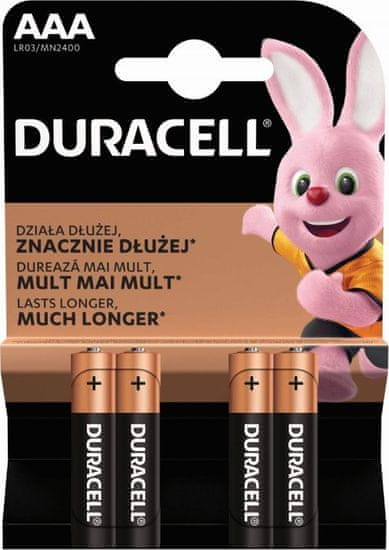 Duracell Duracell Basic alkalická baterie 4 ks (AAA)