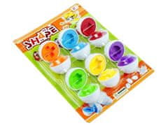 KIK Hračková vzdělávací vajíčka Slaďte tvary a barvy