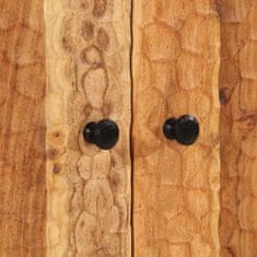 Greatstore 2dílná koupelnová sestava masivní akáciové dřevo