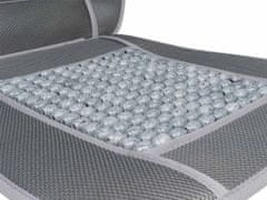 Potah sedadla kuličkový šedý s opěrkou beder