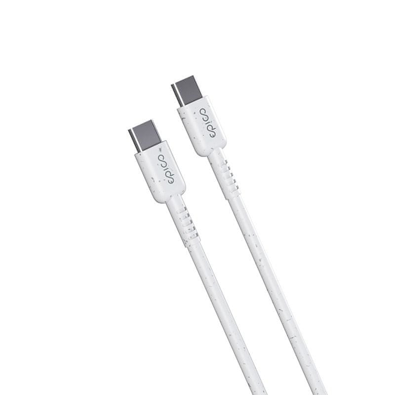 Levně EPICO Resolve by Epico 1.2m kabel USB-C na USB-C 9915101100182 - bílý