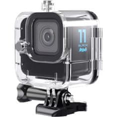 shumee Vodotěsné podvodní pouzdro pro mini kameru GoPro 11 s držákem