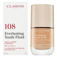 Clarins Everlasting Youth Fluid dlouhotrvající make-up proti stárnutí pleti 108 Sand 30 ml