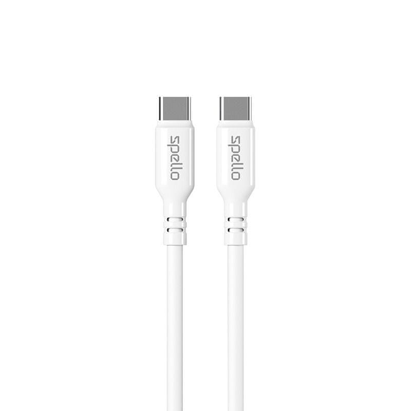 Levně EPICO Spello USB-C na USB-C kabel 1m 9915101100175 - bílý