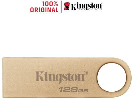 Kingston DataTraveler SE9 G3, 128GB, zlatá (DTSE9G3/128GB)