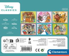 Clementoni Obrázkové kostky Disney klasické pohádky, 12 kostek
