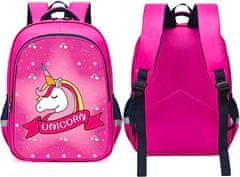 Mamitati Školní batoh, aktovka Unicorn - růžový