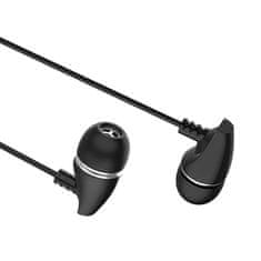 Borofone Sluchátka BM25 Sound Edge s mikrofonem černá