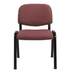 KONDELA Kancelářská židle červená ISO 2 NEW