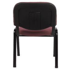 KONDELA Kancelářská židle červená ISO 2 NEW