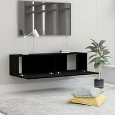 Vidaxl TV stolek černý 120x30x30 cm kompozitní dřevo