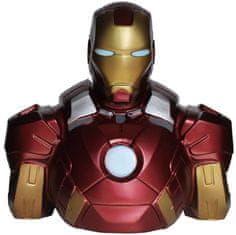 CurePink Pokladnička Marvel: Iron Man (výška 22 cm)
