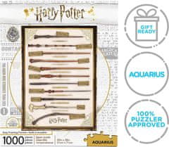 CurePink Puzzle Harry Potter: Kouzelnické hůlky 1000 kusů (51 x 71 cm)