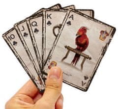 CurePink Hrací karty Harry Potter: Wizarding World 54 karet (6 x 9 x 2 cm)