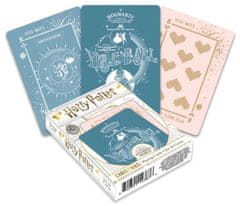 CurePink Hrací karty Harry Potter: Christmas 54 karet (6 x 9 x 2 cm)