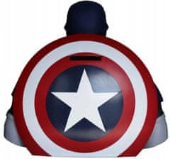 Pokladnička Marvel: Captain America (výška 17 cm)