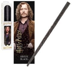 CurePink Replika hůlky s knižní záložkou Harry Potter: Sirius Black (délka 30 cm)