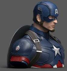 Pokladnička Marvel: Captain America (výška 17 cm)