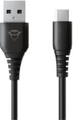 Trust napájecí kabel GTX266 USB-C - USB-A pro PS5 ovladač DualSense, Play & Charge, 3m, černá
