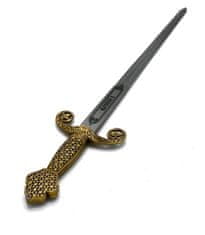 Kolser Dekorace - Alfonso X Cadetský meč mosaz 