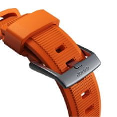 Rugged Band řemínek se stříbrnými doplňky pro Apple Watch 45mm, modrý Oranžová 45mm