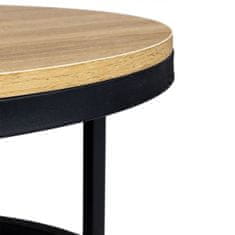 ModernHome Konferenční stolek Dusy hnědý