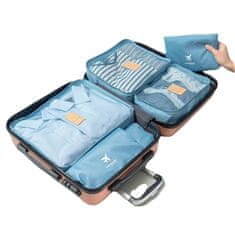 InnovaGoods Cestovní úložné tašky Luggan, sada 6 ks
