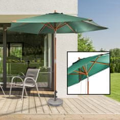 Haushalt Haushalt international Dřevěný slunečník s UV 50+, 300 cm