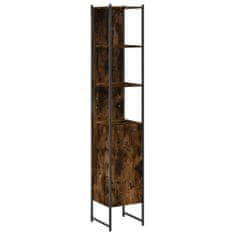 Petromila Koupelnová skříňka kouřový dub 33x33x185,5 cm kompozitní dřevo