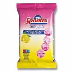 Spontex Spontex Sprint Citrus vlhčené univerzální ubrousky 40 ks