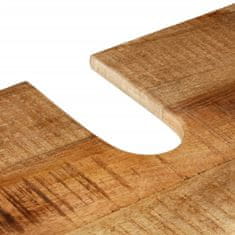 Vidaxl 5dílná koupelnová sestava železo a masivní mangovníkové dřevo