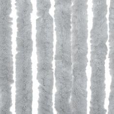 Vidaxl Závěs proti hmyzu šedý 118 x 220 cm žinylka