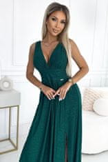 Numoco Dámské šaty 490-3 SUSAN, zelená, L