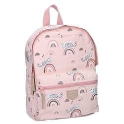 Kidzroom Dětský batoh do školky Mini Rainbow Pink