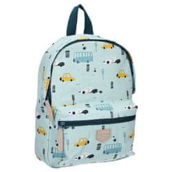 Kidzroom Dětský batoh do školky Mini Auto Blue